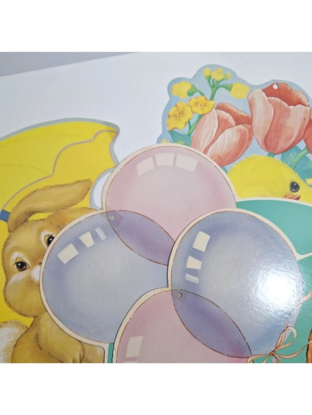 Easter Vintage 20" Die Cut Wall Decorations Eureka American Greetings Cardboard - Picture 7 of 12